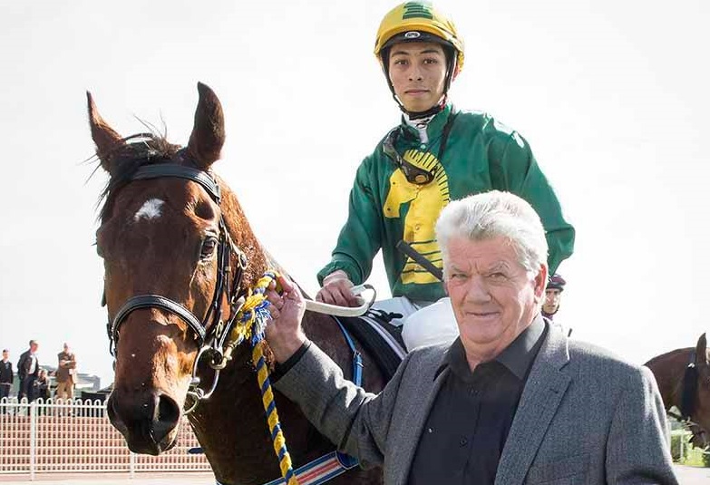 BOMBS AWAYWar Chant winner returns to scale with Ron SayersPhoto / Western Racepix