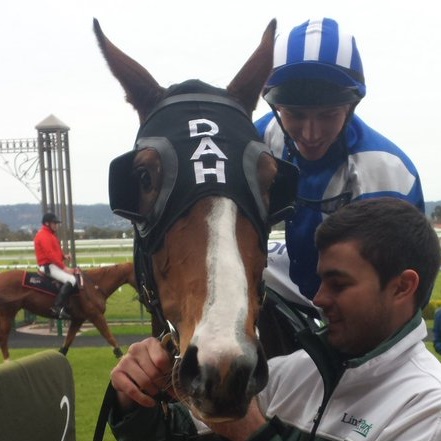 ZUNBAQAWinning jockey Matthew Nielson back to scale at Morphettville