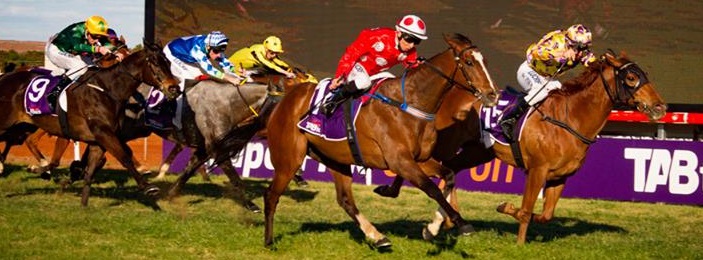 SOCIALLY UNIQUEVital Equine sprinter (rails) wins the Hannans HcpPhoto: Lyn Webb / KBRC