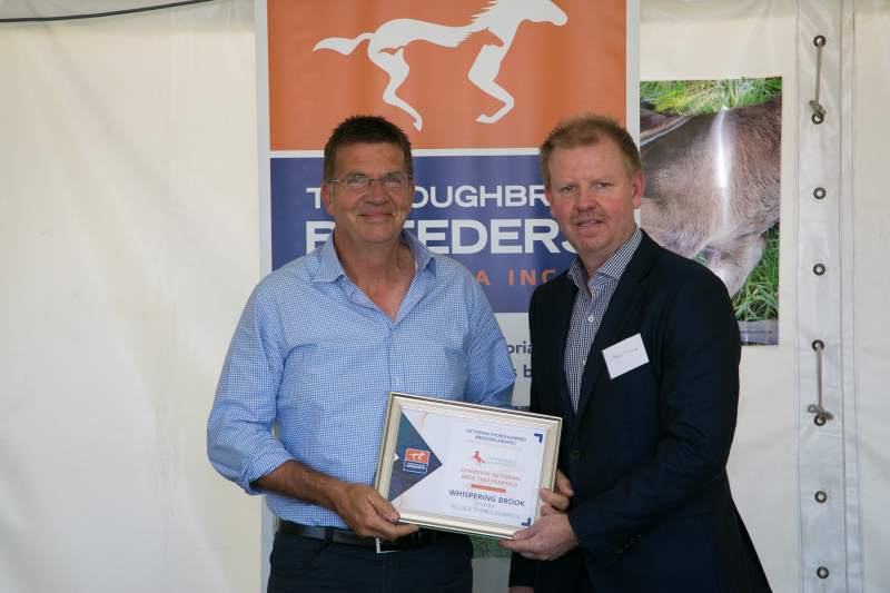 Peter Ford and TBV president James O'Brien